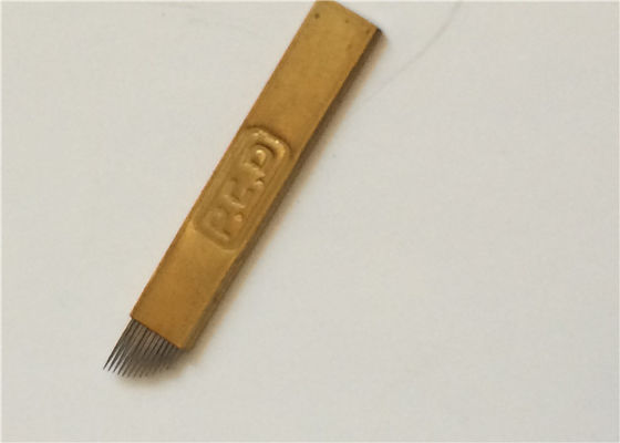 Κίνα Χρυσές βελόνες 0.5mm Microblading δερματοστιξιών PCD πυκνά μόνιμος εξοπλισμός Makeup προμηθευτής