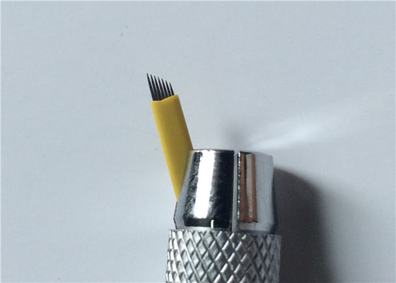 Κίνα Μόνιμες βελόνες Microblading δερματοστιξιών Makeup, 0.25mm λεπίδα δερματοστιξιών 7 καρφιτσών προμηθευτής