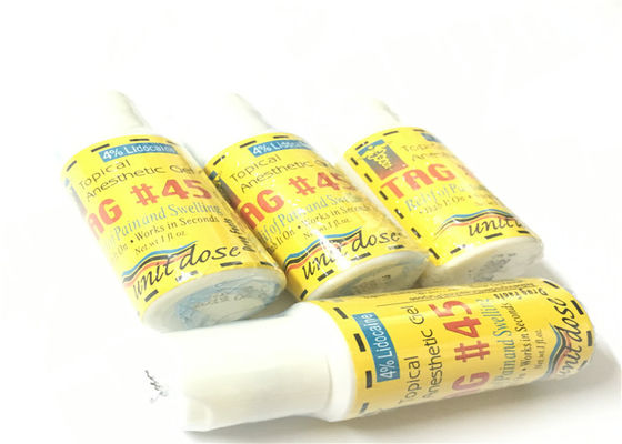 Κίνα Επίκαιρη κρέμα αναισθητικού δερματοστιξιών TAG45, μόνιμο πήκτωμα 9,7 X 2.5cm δερματοστιξιών Makeup προμηθευτής