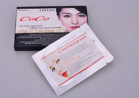 Κίνα Ανώδυνη κρέμα αναισθητικού δερματοστιξιών μπαλωμάτων για το μόνιμο χείλι δερματοστιξιών Makeup προμηθευτής