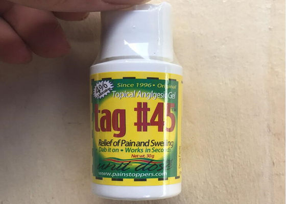 Κίνα Να διαπερνήσει διάστιξης Numbing φρυδιών πηκτωμάτων αναισθητικού TAG #45 επίκαιρο ευρισκόμενο στη μέση του δρόμου κήρωμα προμηθευτής
