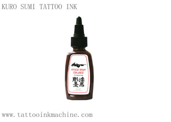 Κίνα Καφετί μελάνι Kuro Sumi 1OZ δερματοστιξιών χρώματος αιώνιο για τη μόνιμη διάστιξη σώματος Makeup προμηθευτής