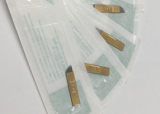 Κίνα Σταθερές προμήθειες εξοπλισμού δερματοστιξιών, καλλυντική βελόνα δερματοστιξιών φρυδιών 14pin/pc προμηθευτής