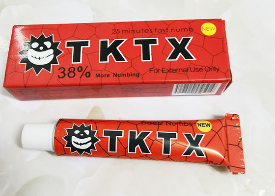 Κίνα Στιγμιαία κρέμα Numbing δερμάτων αυτοκόλλητων ετικεττών αναισθητικού φρυδιών 38% TKTX για τις δερματοστιξίες προμηθευτής