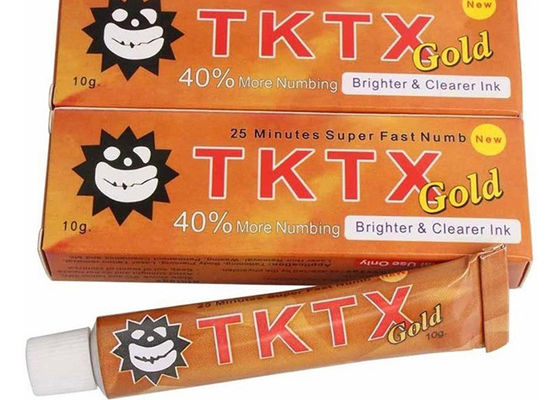 Κίνα 40% χρυσή κρέμα αναισθητικού δερματοστιξιών λιδοκαΐνης TKTX έξοχη ναρκωμένη ανώδυνη προμηθευτής