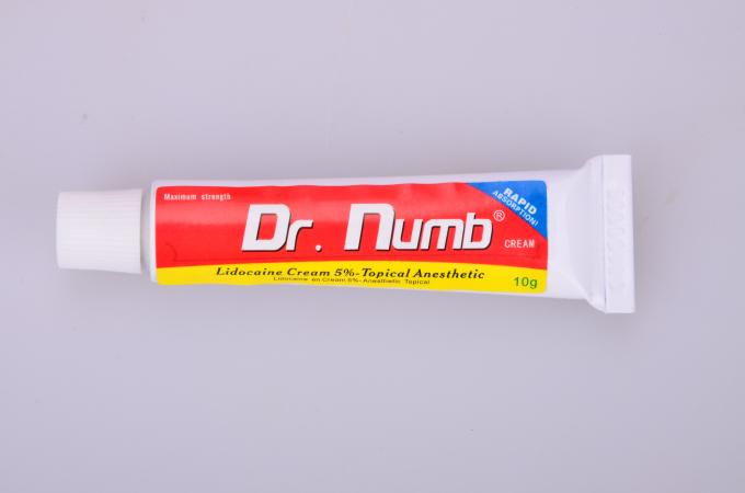 5% επίκαιρη κρέμα 10g αναισθητικού δερματοστιξιών ο Δρ Numb Anesthetic Cream Lidocaine κρέμα 1