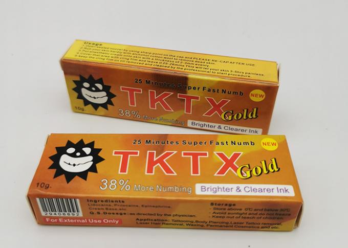 38% χρυσή κρέμα αναισθητικού δερματοστιξιών TKTX ημι μόνιμη Makeup 0