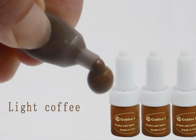 Ελαφρύ καφέ 5ml τρισδιάστατο φρυδιών μελάνι δερματοστιξιών Microblading αιώνιο 1