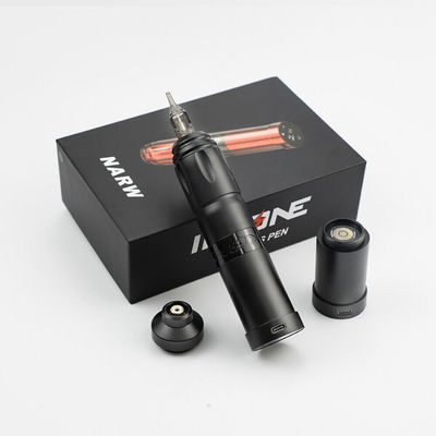 Κίνα Ατσάλι από ανοξείδωτο χάλυβα 1800mAh NARW Ασύρματη μηχανή τατουάζ 1-OLED οθόνη οθόνη αφής μπαταρία περιστρεφόμενο όπλο τατουάζ πένα τατουάζ με ισχύ RCA προμηθευτής