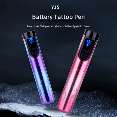 14500mAh Εφεδρική μπαταρία Δύναμη Ασύρματη μηχανή τατουάζ με οθόνη LCD και αντικαταστάσιμη μπαταρία αεροσκάφος σχεδιασμός αλουμινίου προμηθευτής