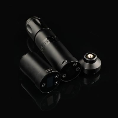 Ατσάλι από ανοξείδωτο χάλυβα 1800mAh NARW Ασύρματη μηχανή τατουάζ 1-OLED οθόνη οθόνη αφής μπαταρία περιστρεφόμενο όπλο τατουάζ πένα τατουάζ με ισχύ RCA προμηθευτής