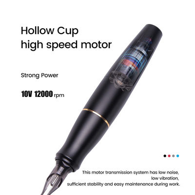 Μηχανοκίνητο χωρίς πυρήνα από ανοξείδωτο χάλυβα Κόκκινο μικροχρωματισμό Φρύδια Χείλη Εγκευαστή Τατουάζ Πιστόλι προμηθευτής