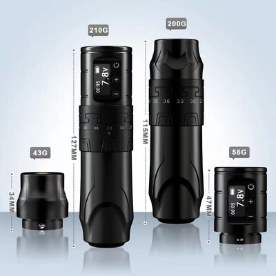 INKONE Επωνυμία Stroke 2,4-4,2 mm Μηχάνημα τατουάζ χωρίς πυρήνα Ασύρματο στυλό τατουάζ προμηθευτής