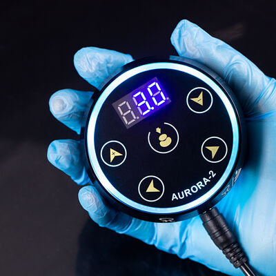 Wholesale New Upgrade Digital LCD Display Touch Screen Mini Aurora 2 Tattoo Power Supply Fit All Tattoo Machine προμηθευτής