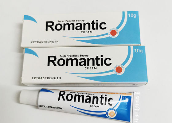 10G Ρομαντικό Λευκό Χρώμα Τατουάζ Φρύδι Κρέμα Αναισθητοποίησης προμηθευτής
