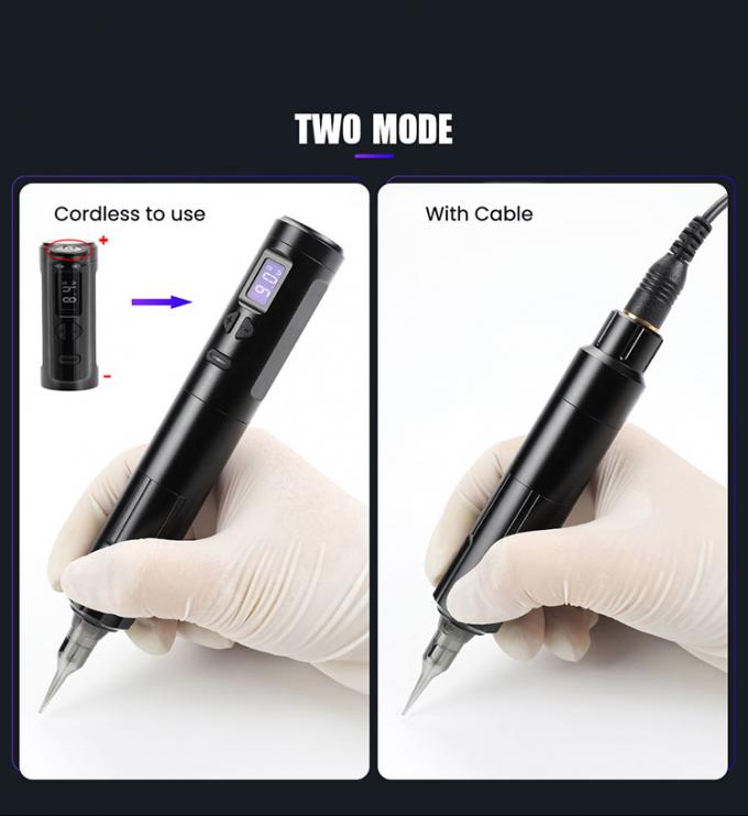 Δυνατή ασύρματη μηχανή μόνιμου μακιγιάζ RCA 2.7mm μηχανή τατουάζ εγκεφαλικού επεισοδίου 3