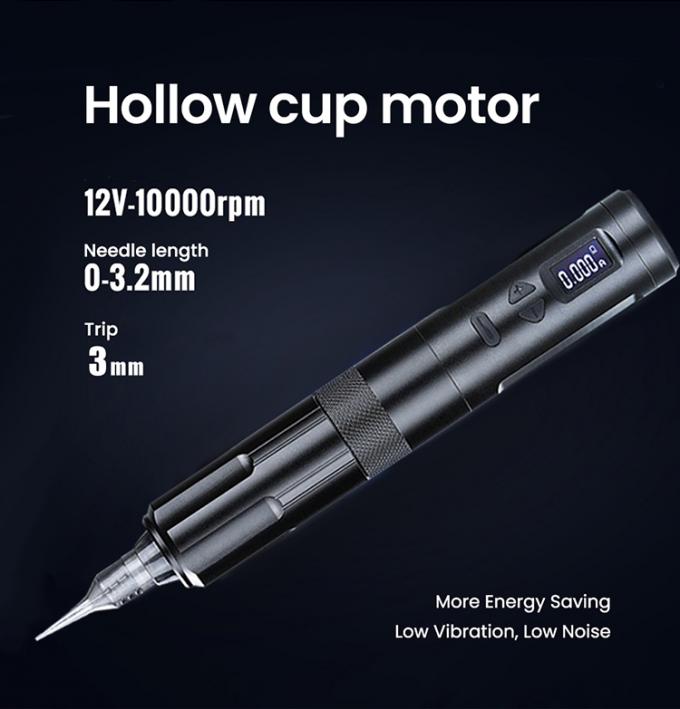 Δυνατή ασύρματη μηχανή μόνιμου μακιγιάζ RCA 2.7mm μηχανή τατουάζ εγκεφαλικού επεισοδίου 2