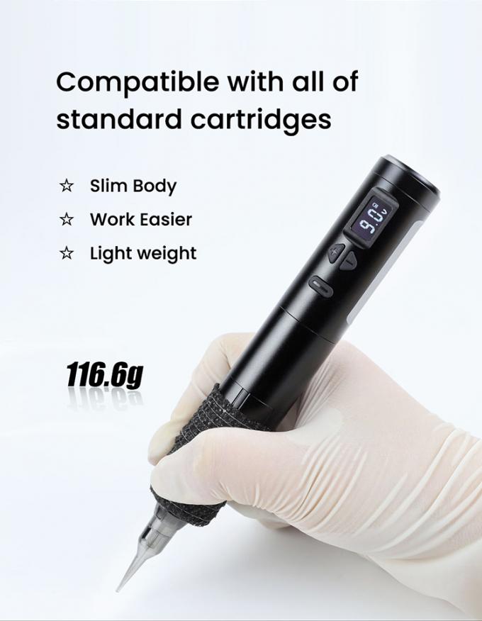 Δυνατή ασύρματη μηχανή μόνιμου μακιγιάζ RCA 2.7mm μηχανή τατουάζ εγκεφαλικού επεισοδίου 5