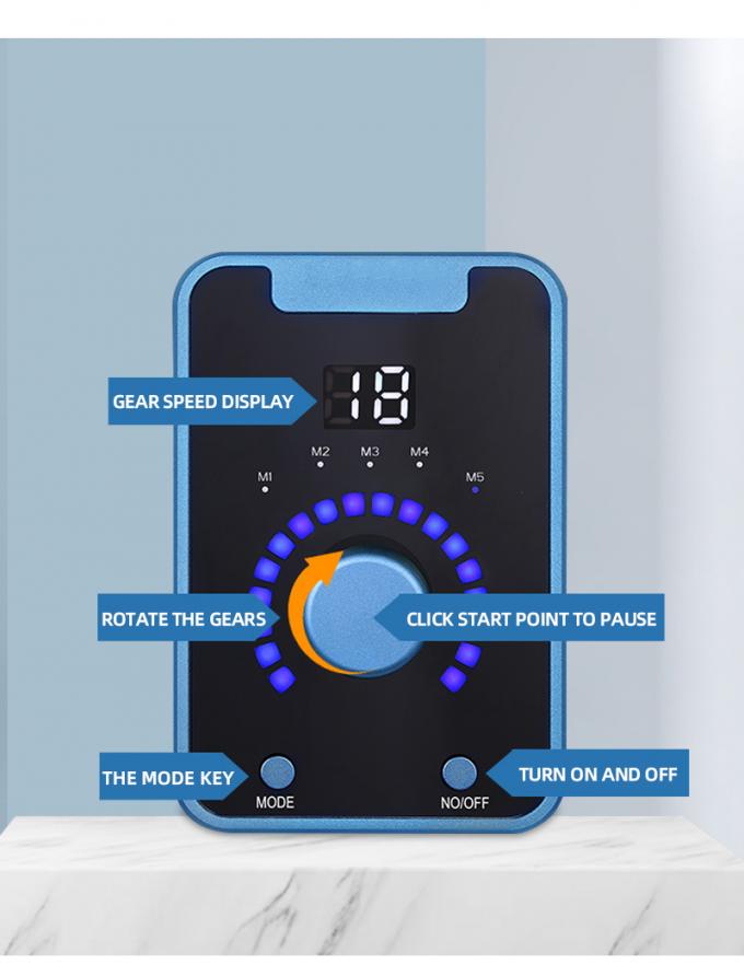 Ηλεκτρικό όπλο τύπου SMP συσκευή μικροχρωματοποίησης της τριχοφυΐας με μόνιμο μακιγιάζ και μηχανή τατουάζ Swiss Motor σε μαύρο μπλε 6