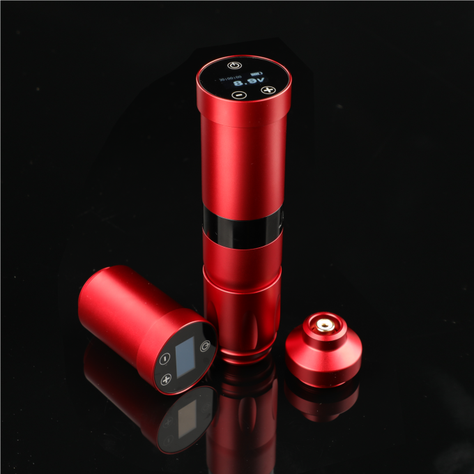 Ψηφιακή οθόνη αφής LCD μάρκας INKONE NARW 1800mAh με μπαταρία για στυλό μικροχρωμάτων Ασύρματη μηχανή τατουάζ 12
